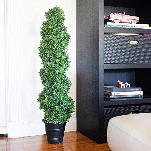 Nearly Natural5475 Topiary with Planter inOutdoorGreen4ft