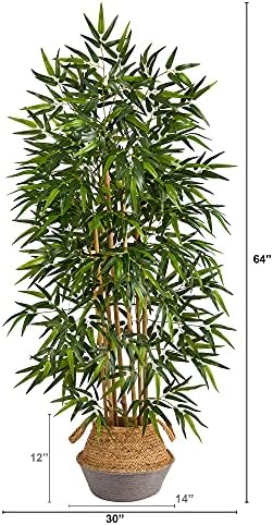 Nearly Natural Boho-Chic 64 Bamboo Tree for Your Tropical Space