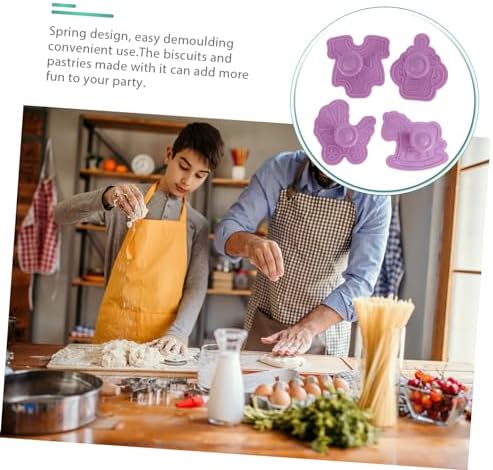 Zerodeko 3D Cartoon Cookie Molds Set - Perfect for Party Baking