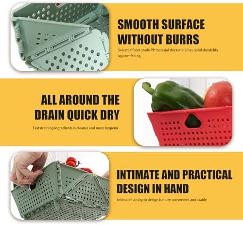 Collapsible Colander Advanced Food Strainer for Kitchen Camping