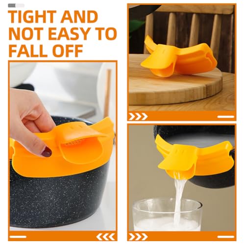 VOSAREA 2-Piece Silicone Strainer Set