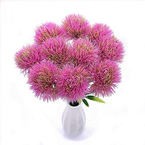 CATTREE Artificial Dandelion Flower Plant 10_PACK