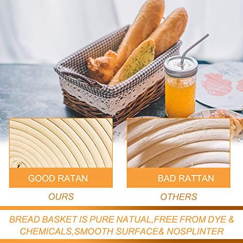 10 Inch Round Banneton Proofing Basket Set of 2
