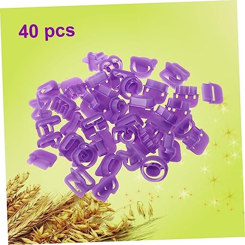 40-Piece Letter Stencil for Cake Baking