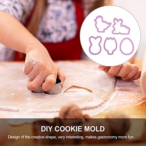 Hemoton 10-Piece Easter Cookie Cutter Set