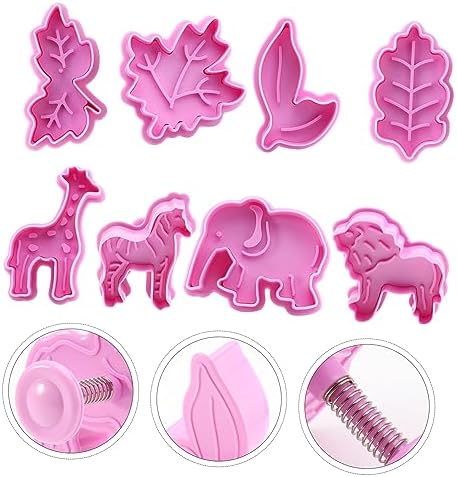 4-Piece Animal Animal Cutter Set for Fun Baking and More