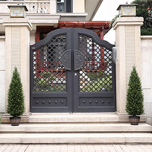 Realistic 48 Artificial Cedar Outdoor Topiaries