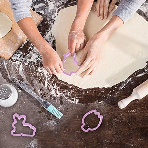 Hemoton 10-Piece Easter Cookie Cutter Set