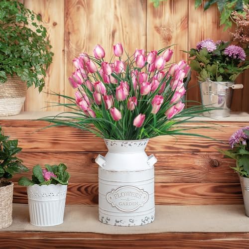 8-Bundle Realistic artificial tulips Outdoor Decor
