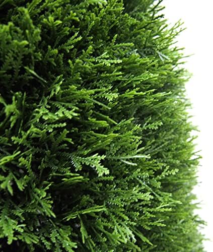 Realistic Cedar Teardrop Topiary