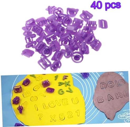 Cabilock Alphabet and Number Cookie Cutters Mold Set