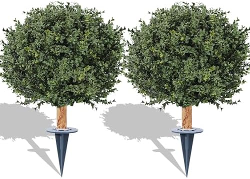 Realistic Boxwood Shrubs 27 - 2 Pack