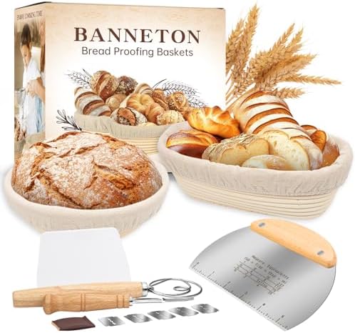 Banneton Bread Proofing Basket Artisan Baking Made Easy US Made in Rattan