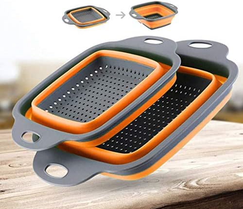 Ergonomic Collapsible Silicone Kitchen Strainer