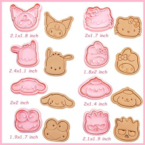 Durable Cute 16-Piece Cookie Cutter Set