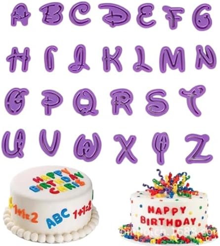 MAANIHTYUW Giant Letter Shape Cake Cookie Cutter