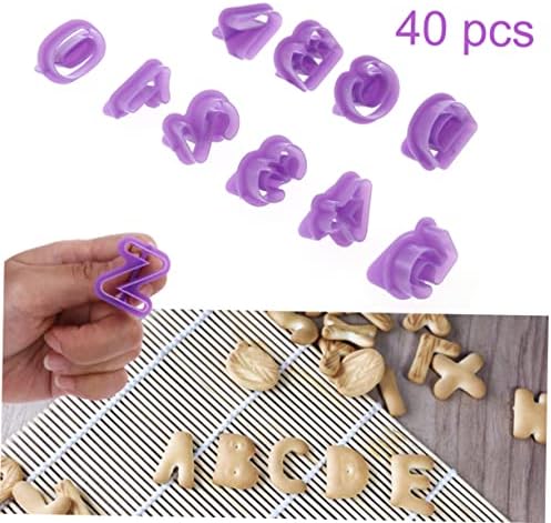 MagicLulu Biscuit Mould Set with 80 Bakery Letters