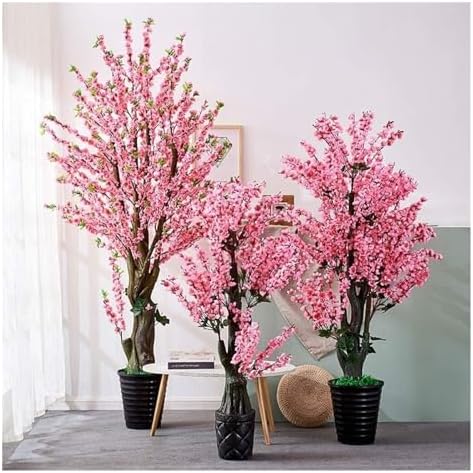 Elegant Artificial Peach Blossom Tree for Home Decor
