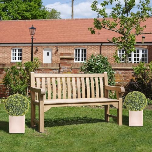 Arti-Bloom Artificial Topiary with Pot Lights Front Porch Outdoor Plant