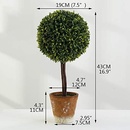 Mini Artificial Topiary Green Ball for Home Decor