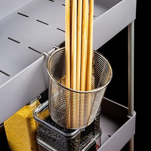 Stainless Steel Mesh Paste Strainer Basket Perfect for Frying Cooking and Draining