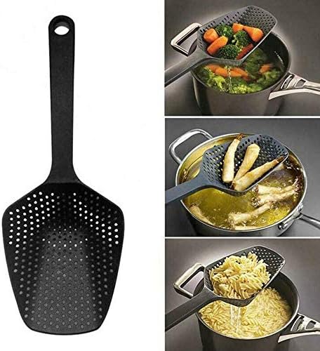 LDSS 1Pcs Scoop Colander Kitchen Helper for Pasta Vegetables Fried Food