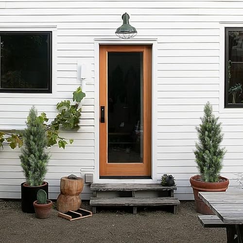 Momoplant Realistic Cedar 2-Pack 31in - Perfect for Home Garden