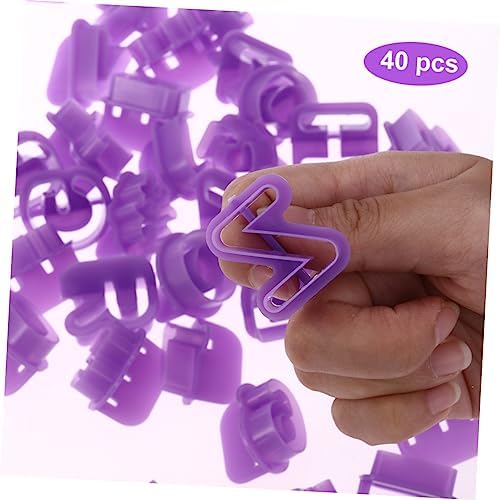 40-Piece Letter Stencil for Cake Baking