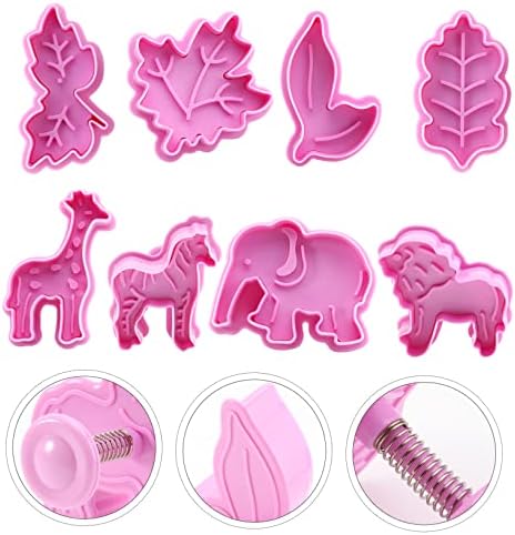 Abaodam Christmas Baking Molds Animal Leaf Shaped Cookies