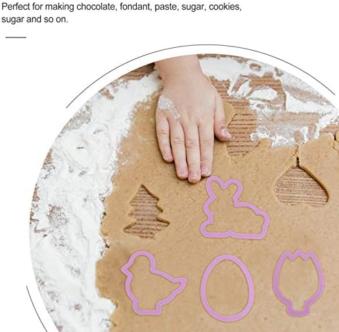 Hemoton 10-Piece Easter Cookie Cutter Set