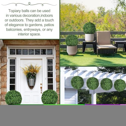 15-inch Ultra-Dense Boxwood Topiary Balls