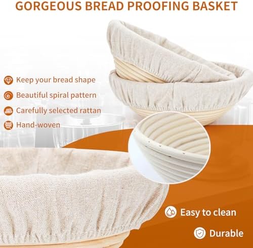 Sourdough Proofing Basket Set