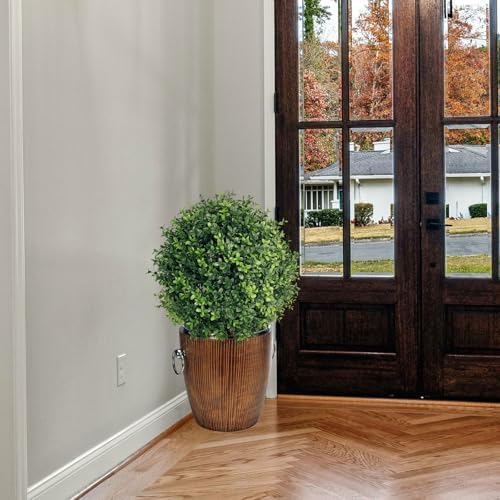 Lifelike Boxwood Topiary Outdoor Decor