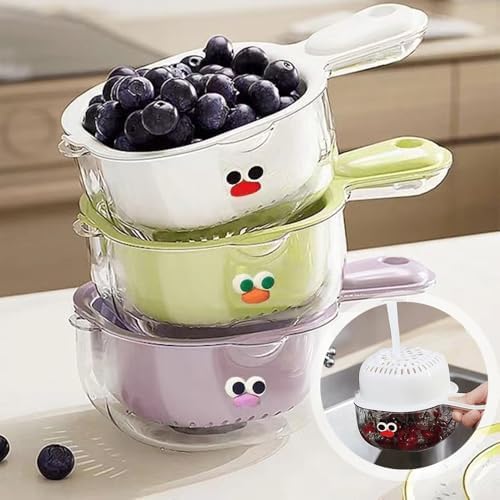 Runsgo Dual-Layer Draining Basket Perfect for the Kitchen