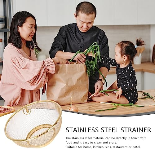 7-Inch Stainless Steel Colander for Rice Quinoa and Fruits