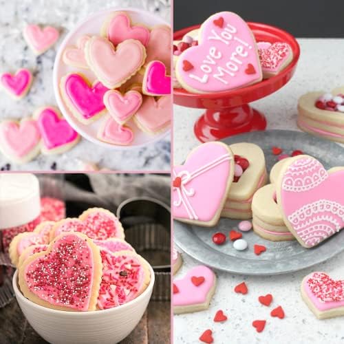 KAISHANE Heart Cookie Cutter Set
