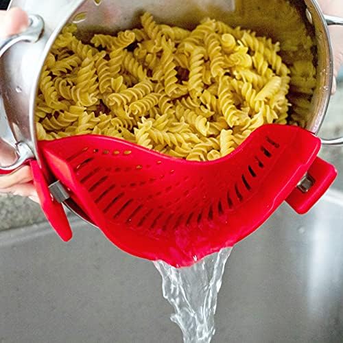 Arlig Clip On Silicone Food Strainer Universal Fit