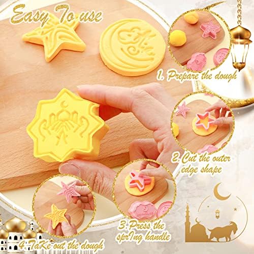 Eid Mubarak Cookie Cutters Set