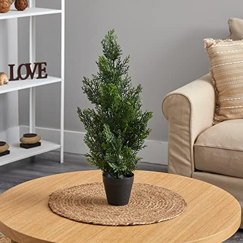 Nearly Natural 2ft Mini Cedar Pine Tree
