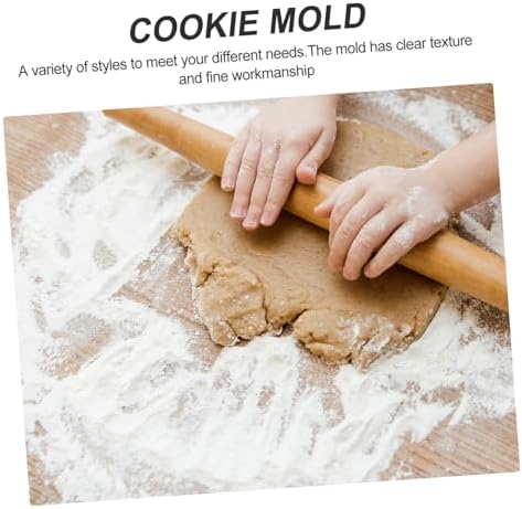 8pc 3D cartoon cookie molds set for baking fun and holiday treats