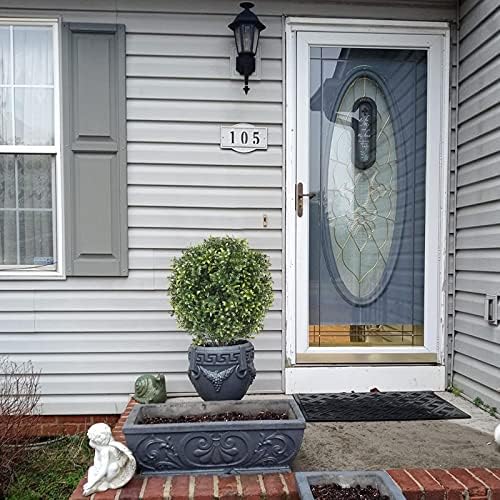 21 Inch Artificial Boxwood Topiary Ball Trees Set of 2