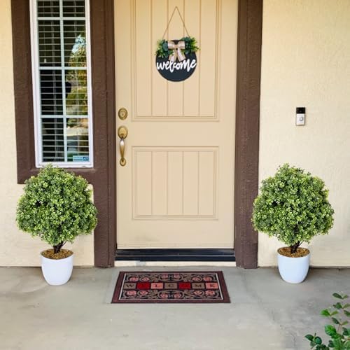 THE BLOOM TIMES 2ft Boxwood Topiary Ball Set