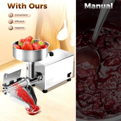 Premium Electric Tomato Strainer with High Capacity