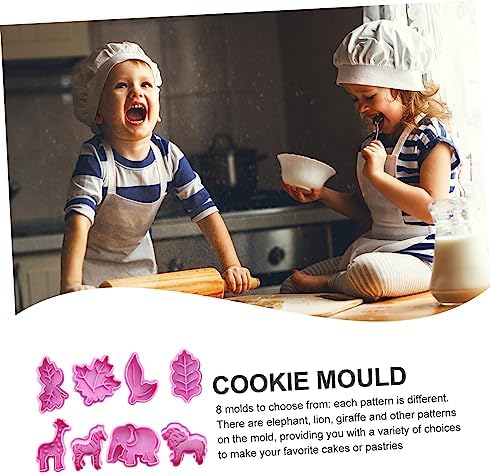 4-Piece Animal Animal Cutter Set for Fun Baking and More