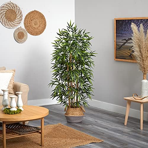 Nearly Natural Boho-Chic 64 Bamboo Tree for Your Tropical Space