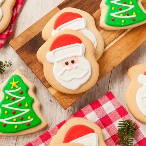 12-Piece Christmas Cookie Cutter Set Plastic Holiday Preparation