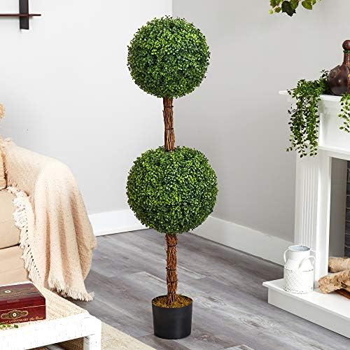 Nearly Natural Boxwood Topiary