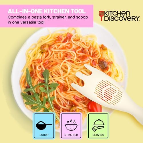 Versatile Colander Spoon for Kitchen Multitasking Kitchen Discovery BPA-Free dishwasher-safe