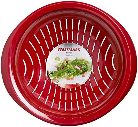 Westmark Red Colander and Strainer