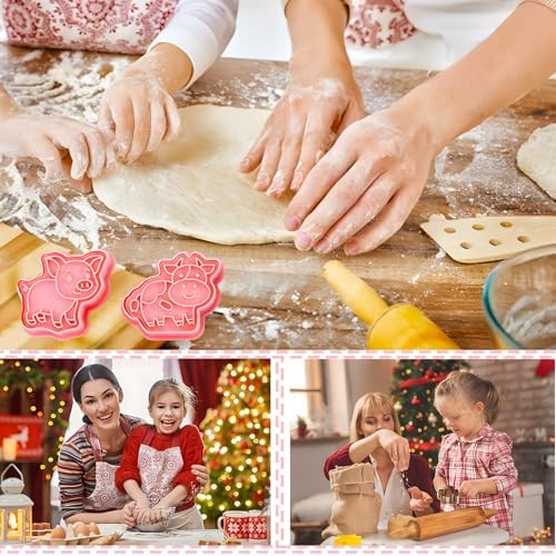 Premium Animal Animal Cookie Cutters for Baking Fondantazia